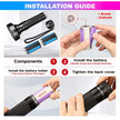 UV Flashlight Torch with 100LEDs Ultra-Violet Metal Torch for Stain Detection, Document Verification & Forensics amiciKart c0tmiz-hs.myshopify.com