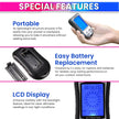amiciSense Ultra Practical 8 in 1 Digital Compass Altimeter Barometer Thermometer Weather Forecast Time Height Gauge LCD Backlight with 2xAAA Battery