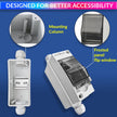 Digital Programmable Timer Switch Relay in-Built 7 Days Schedule, DIN Rail Mounted