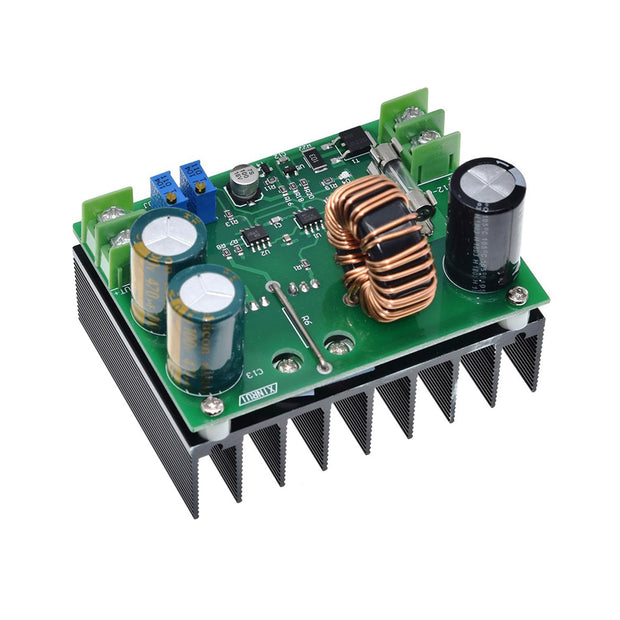 amiciSolar 600W DC-DC Boost Converter Power Supply Module, Step-Up Voltage Regulator 9V-60V to 12V-80V, Adjustable Current & Voltage, 10A Output
