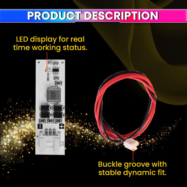 2S 2A Active Energy Balancer Board – Inductive Voltage Energy Equalization for LiFePO4 / Li-ion / Lipo / LTO Battery Packs (3.0V–4.2V) amiciKart