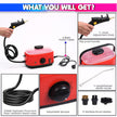 1300W High-Pressure Steam Blasting Machine Portable Steam Cleaner with 1.5L Water Tank