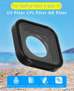 GoPro Hero 9/10/11 UV Lens Protector HD Optical Glass, Anti-Glare & Colour Correction Filters with Carry Case