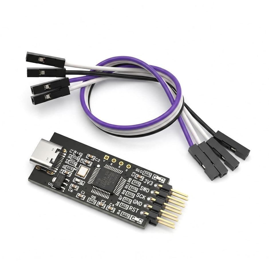 CH341T Type-C USB to UART TTL & I2C Converter Module with 3.3V/5V Selection | Serial Programmer