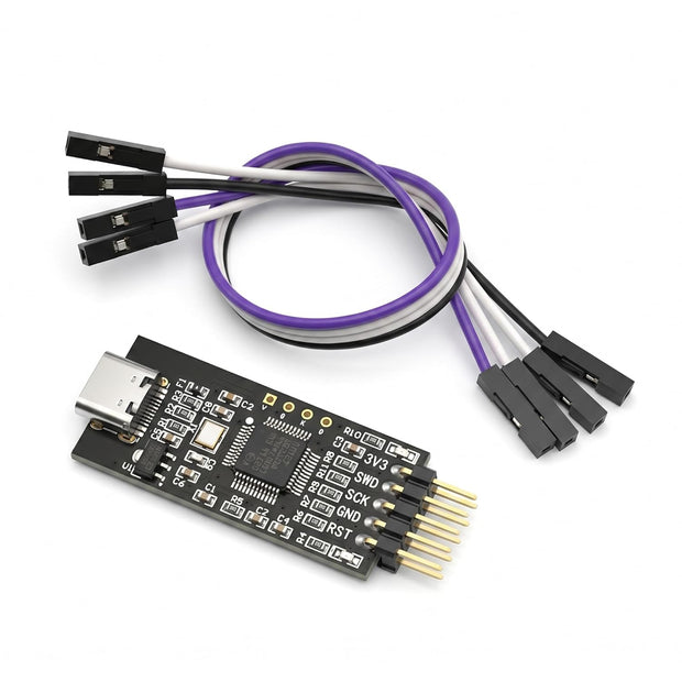 CH341T Type-C USB to UART TTL & I2C Converter Module with 3.3V/5V Selection | Serial Programmer