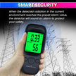 Electromagnetic Radiation Tester EMF Meter with LCD Display & Alarm with Dual Measure Electric and Magnetic Field