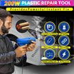 200W Plastic Welder Tool for Quick Fixes & Durable Repairs |1200pcs Staples,56pcs Rods amiciKart