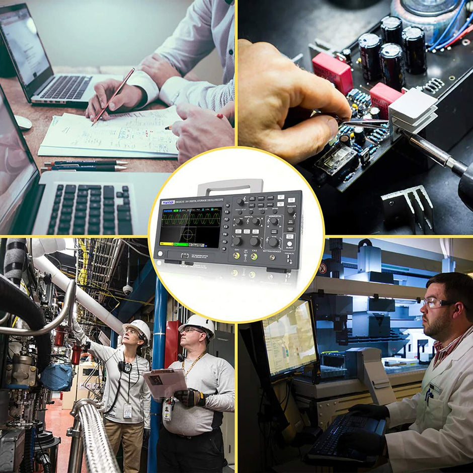 Hantek DSO2C10 Digital Oscilloscope 2 Channels 100Mhz USB Storage Oscilloscope 1GSa/s Sample Rate