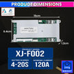 4S–20S 120A Smart BMS for LiFePO4 Battery Pack |  Cell Balancing with NTC Protection