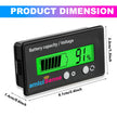 8-70V Battery Capacity Indicator With LCD Voltage & Charge Display for Lead Acid Batteries in E-Rickshaw/E-Bikes amiciKart c0tmiz-hs.myshopify.com