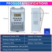 230V 30A Digital Timer Switch – IP65 Waterproof with LCD Display, 20 ON/OFF Programs & Loop Mode