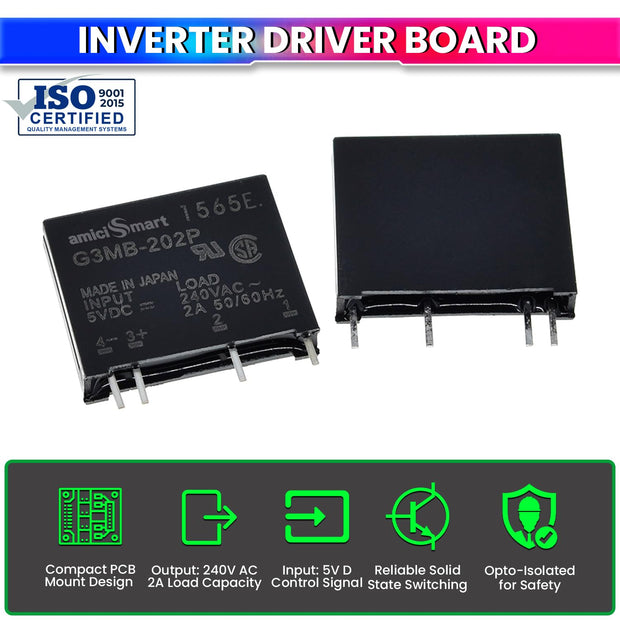 Solid State Relay| 5V DC to 240VAC 2A SSR – Silent Switching for Arduino, Raspberry Pi & Automation amiciKart c0tmiz-hs.myshopify.com
