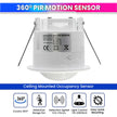Automatic Motion Sensor Light Switch Adjustable LUX & Timer & Energy Saving