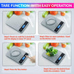 Digital Food Nutrition Measurement Scale (5g~15kg), 1g Precision, AiFresh Mobile App