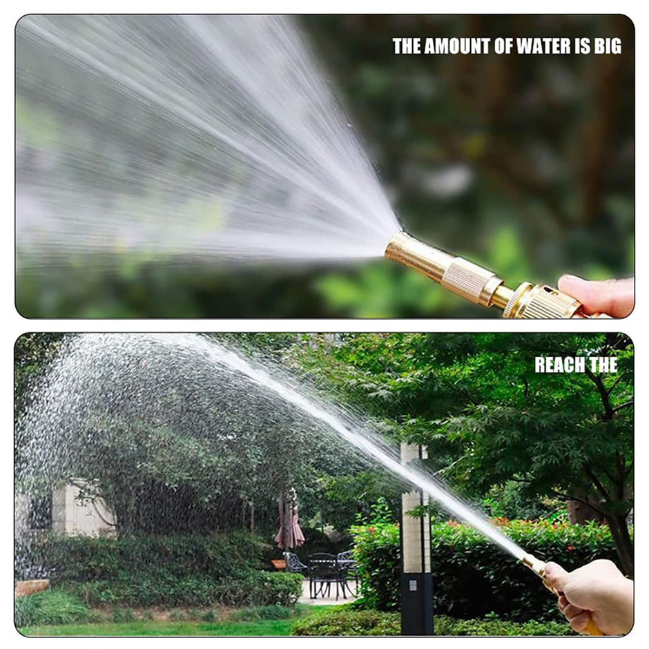 High Pressure Hose Nozzle with Adjustable Spray Adapter for Gardening and Car Wash amiciKart c0tmiz-hs.myshopify.com
