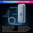 WiFi Smart Temperature & Humidity Sensor with 90cm External Probe, App Alerts
