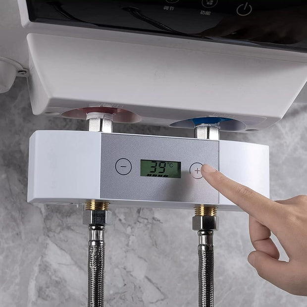 Thermostatic Geyser Water Mixer Valve, Automatic Temperature Control Hot Cold Water Mixing amiciKart c0tmiz-hs.myshopify.com