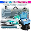 EV Charging Extension with Digital Meter & Voltage Protector, 10M Cable, IP66, 16A Pl