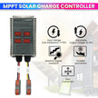 400W MPPT Solar Charge Controller with Step-Down Module, Weatherproof, 97% Efficiency