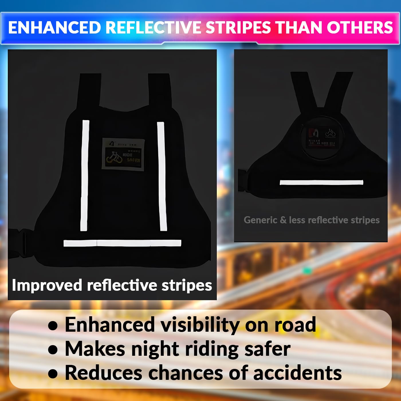 Baby Harness for Two-Wheeler, Kids Motorcycle Safety Belt with Adjustable Straps (1–6 Years)