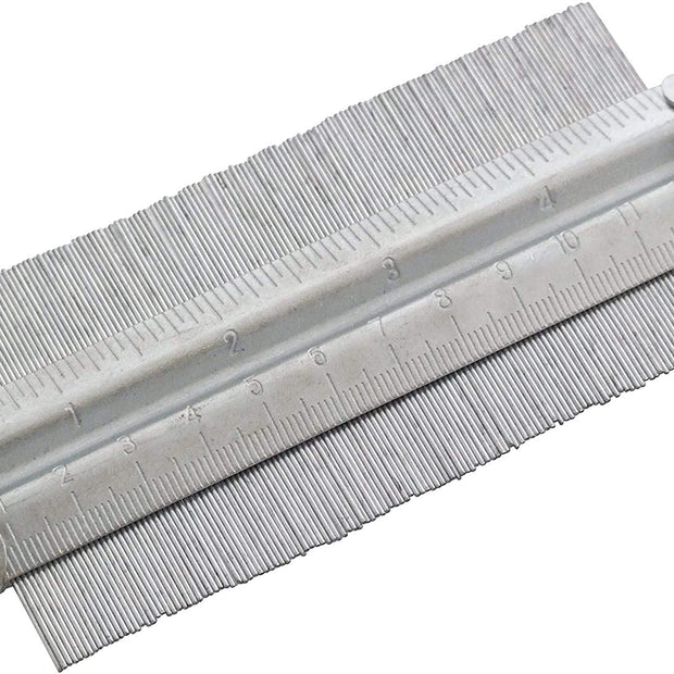 6" Shape Duplicator, Stainless Steel Contour Gauge to Precisely Copy Irregular Shapes amiciKart