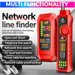 Network Cable Tracker, Wire Break Point Tester for Network Cable (RJ45), Ethernet LAN, Telephone Line (RJ11) with Flashlight amiciKart