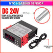 Digital Thermostat STC-1000 Incubators, Dual Mode Heating & Cooling Temperature Controller Alarm & Delay Function(10A)