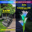 Solar-Powered Multi-Color Garden Light with 4 Lily Flowers | Auto On/Off | Waterproof (Pack of 2) amiciKart c0tmiz-hs.myshopify.com