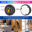 Premium Dog Potty Training Bell, Wireless Doorbell System with 55 Melodies & 5-Level Volume Control | Pet Tool with Transmitter & Receiver amiciKart