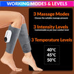 Leg Massager, Air Pressure Calf Massager with 3 Working Mode and Hot Compress