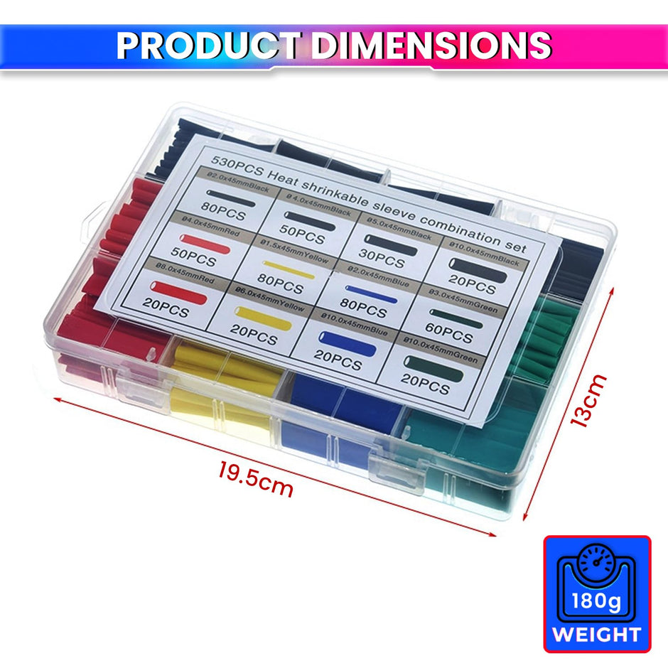 Heat Shrink Tubing Kit – Polyolefin Insulation Sleeves | Flame Retardant, Durable & Organized amiciKart c0tmiz-hs.myshopify.com