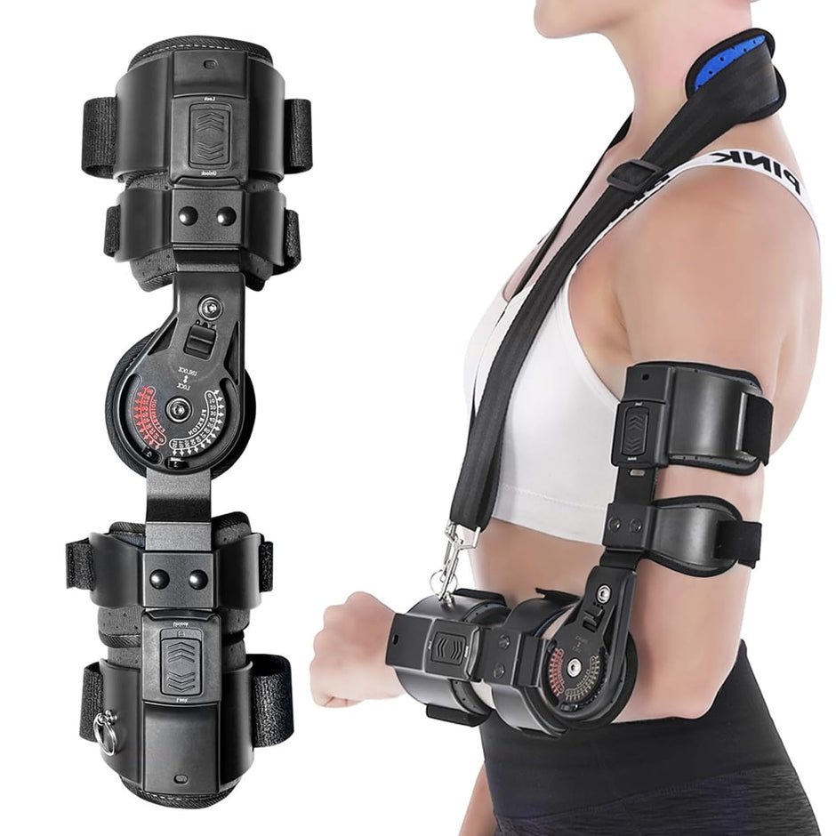 Premium Elbow Support Brace- Adjustable Length for Enhanced Comfort and Mobility amiciKart c0tmiz-hs.myshopify.com