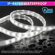 Cool White Waterproof LED Rope Light 18M Energy-Efficient Lights for Home, Events & Décor Flexible Strip with 120 LEDs/m