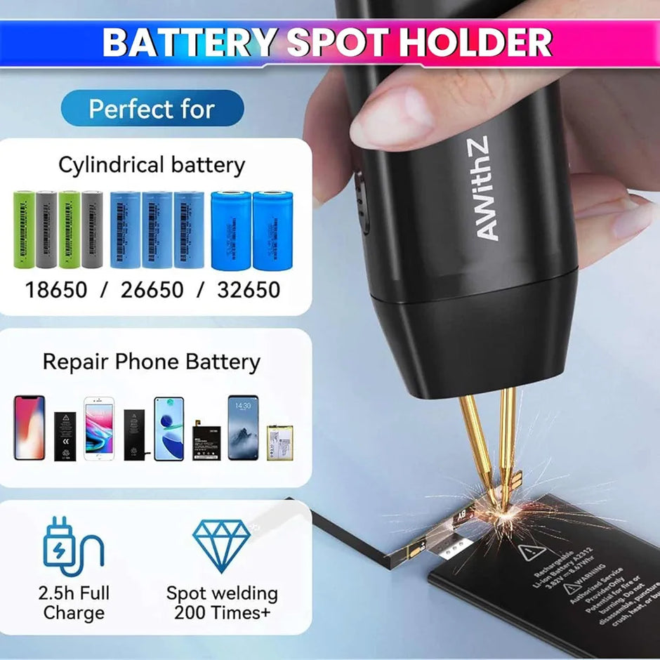amiciTools Handheld Spot Welder with 1.5