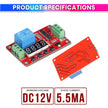 Adjustable Time Delay Relay Module 12V 10A with 18 Preset Modes LED Timer Switch for Smart Home or DIY Electronics