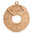 amiciSound Circle of Fifth Wheel for Music Theory Reference, Wooden Melody Tool for Song-Writer Musician