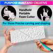 DIY Form Cutter, Electric Hot Wire Styroform Cutting/Carving Pen with Adjustable Temperature Control