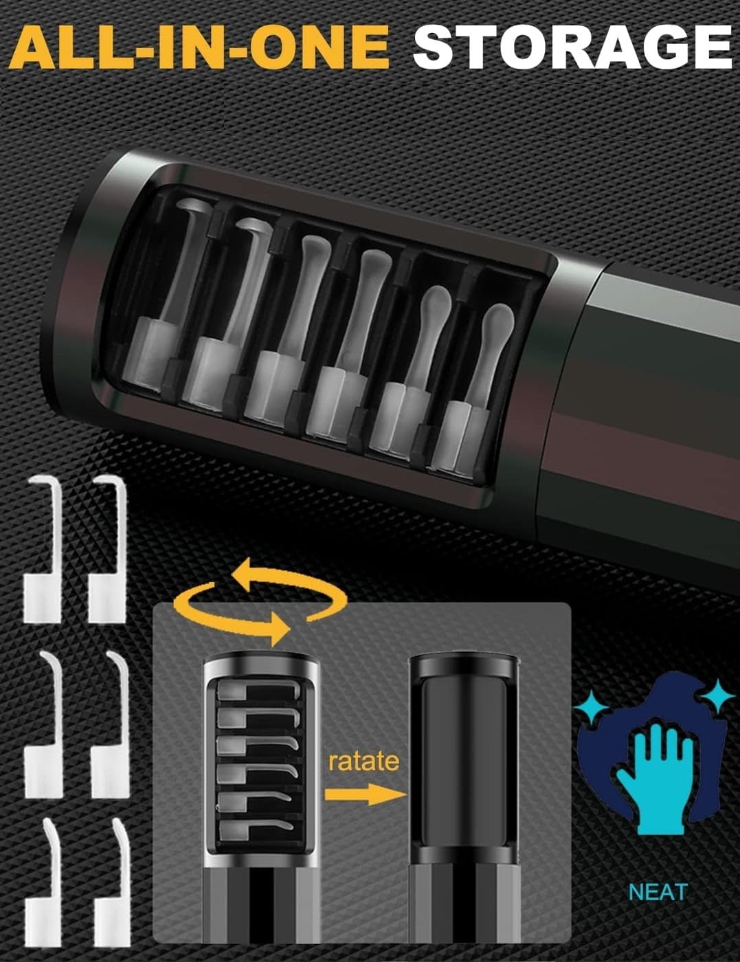 Ear Wax Cleaning Tool, Wireless Endoscope with Storage Case and Charging Cable Otoscope amiciKart c0tmiz-hs.myshopify.com