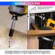 Self-Locking Quick Release Drill Bit Holder Combo – 1/4'' Hex Shank Extension with Angle Adapter amiciKart c0tmiz-hs.myshopify.com