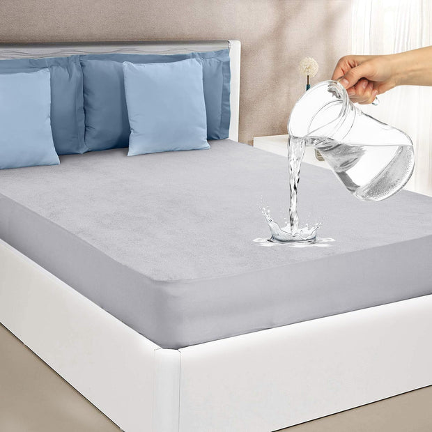 100% Waterproof Terry Cloth Mattress Protector amiciKart c0tmiz-hs.myshopify.com