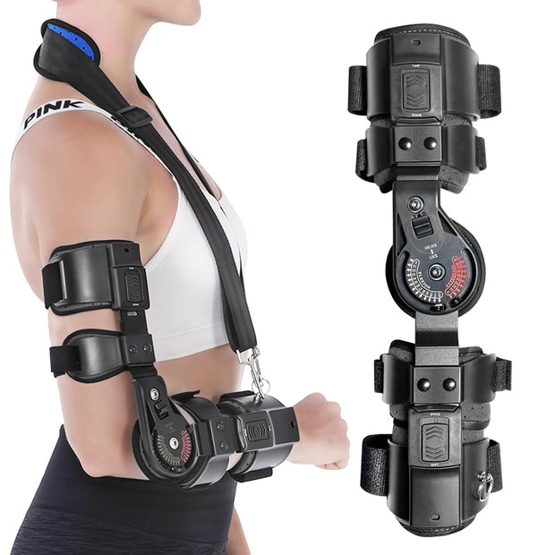 Premium Elbow Support Brace- Adjustable Length for Enhanced Comfort and Mobility