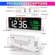 amiciSense Digital Air Quality Monitor: AQI Meter with CO2, PPM, Temperature & Humidity Tracker for Healthier Living