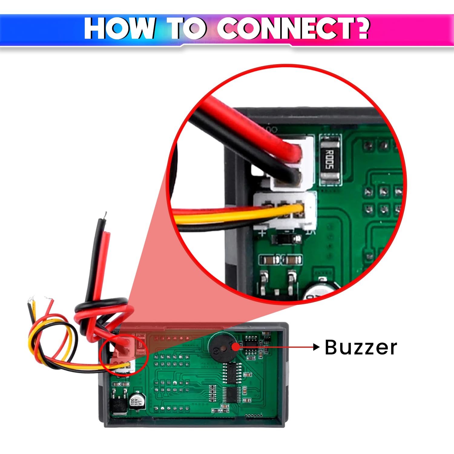 amiciSense DC Watt Meter 3 in 1, 0-100V 10A 1000W Power Meter with Multi-Colour Digital Display amiciKart c0tmiz-hs.myshopify.com