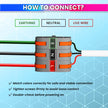 Secure Connect Plug Top with Color-Coded Wire Connector – 16A & 6A