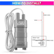 12V DC Submersible Water Pump 17W | 600L/H Flow 5m Lift | Aquarium, Fountain & Hydroponics