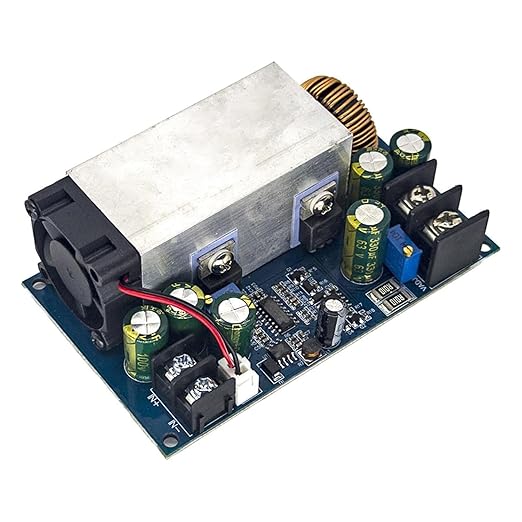 600W 25A Adjustable DC-DC Buck Converter, 12–75V to 2.5–60V Constant Voltage Current Module