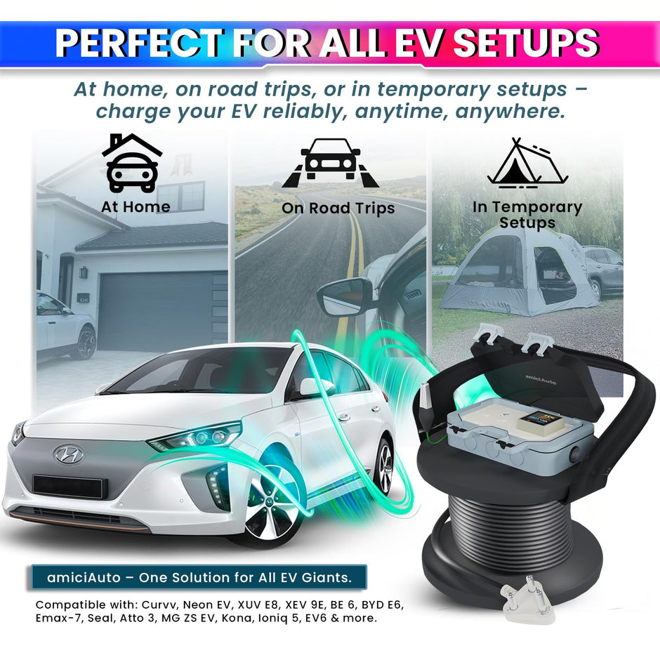 EV Charging Extension Board Digital Energy Meter with Waterproof & ON/Off Switch for Outdoor EV Charging Solution