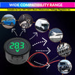DC 5~100V Voltmeter, 3-Digit LED Digital Display Voltage Detector for Bike Battery Voltage Monitoring