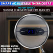 Speed Control Cooling Fan with Thermostat 120mm High CFM Ventilation Auto Temperature Control 0–60°C