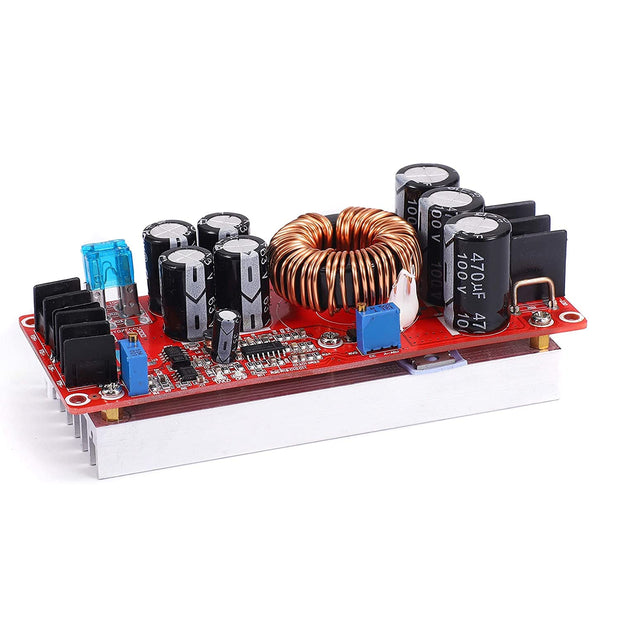 amiciSmart 1200W DC to DC Converter, 20A Step-Up Boost Converter 8~60V to 12~80V Adjustable Power Supply